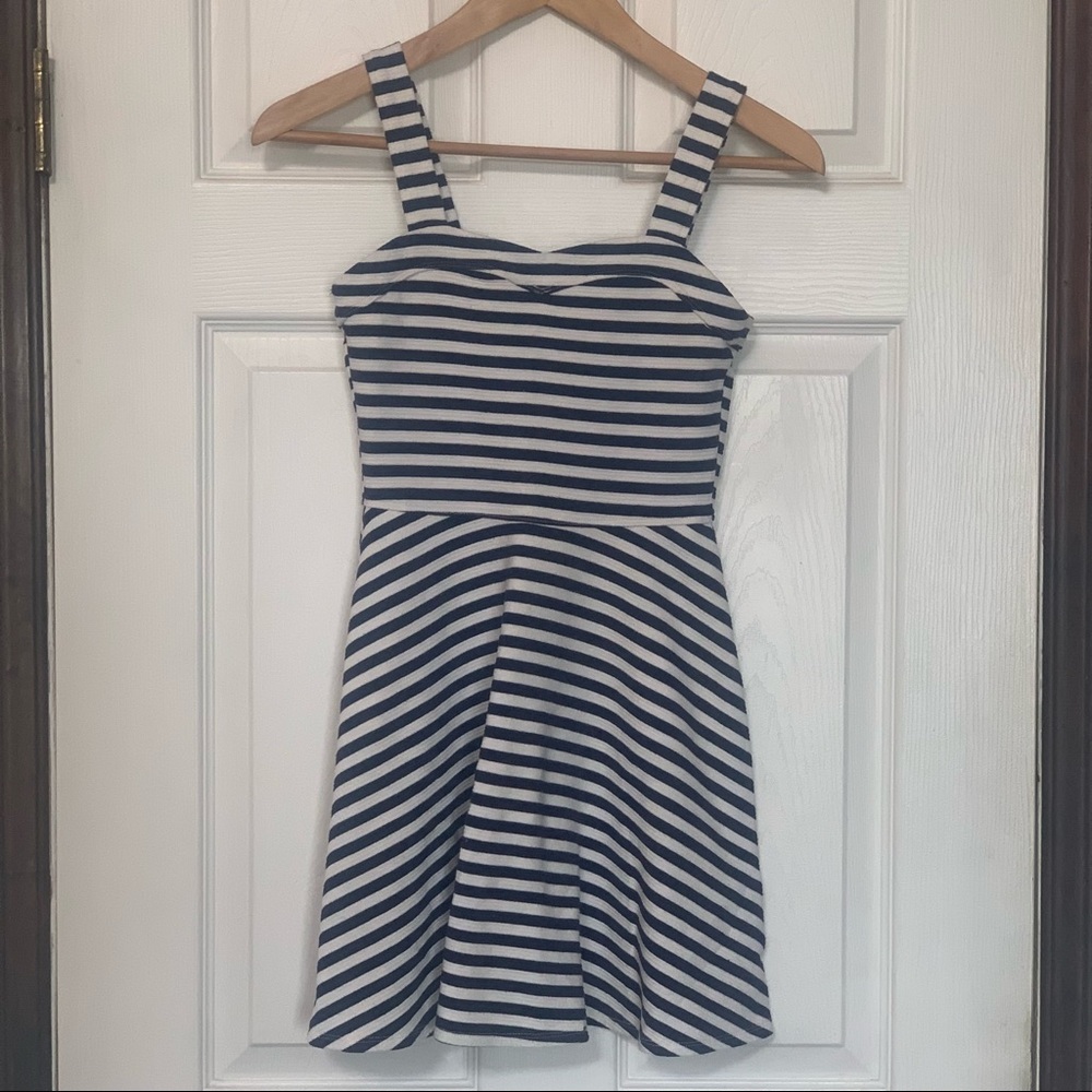 Abercrombie Kids Blue & White Dress